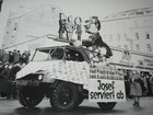 German Parade Figural Man Josef Serving 3 Men Unusual Vintage Snapshot Photo