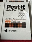 Lot Of 6 Pad Post-it Self-stick Removable Notes 2x3   656 White Total 600 Sheets