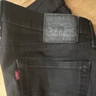 Levi s Men s Black Stretch Denim Skinny Jeans Dark Wash 5-pocket Logo