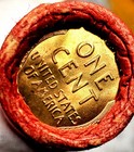Sealed Vintage Cent Roll Toned Au bu Indian wheat Ends  Estate Unsearched  Read 