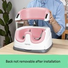 2-in-1 Booster Feeder High Chair And Floor Seat With Self-storage Tray - Peony