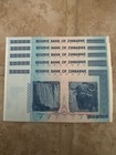     Lot Of 5 - 100  Authentic Zimbabwe 100 Trillion Dollar Currency  Unc