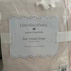 New Loveshackfancy Pottery Barn Kids Bow Valance Drape Pink Curtain 52x84 Rare