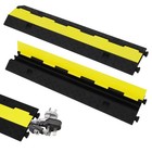          3pack 11000lbs Capacity Speed Bumps For Cables And Vehicles Rubber Cable Prot