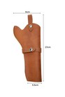 Vintage Genuine Leather Cowboy Western Holster  22 Revolver Pistol Gun Holster