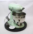 Kitchenaid Artisan  5-qt Tilt Head Stand Mixer Ksm150p Pistache Working