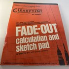 Clearprint Fadeout Design And Sketch Vellum 1000hp-8 50 Sheets 8 5    X 11    Sealed
