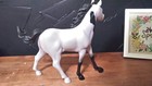 Spirit Riding Free Black And White Pinto Plastic Model Horse Named Pepper 