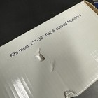 Mount-it  Mi-766 Dual Monitor Wall Mount Arms - Black