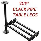 Industrial Pipe Table Legs  Includes 4 Legs - 3 4  Pipe X 40    Tall