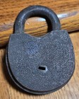 Antique Cast Iron Padlock - Circa Late 19th To Early 20th Century - Hw009