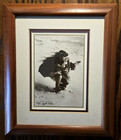 Kim Taylor Reece Signed Fine Art-hawaiian Hula- Wood Framed-double Matted-nice