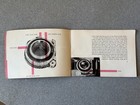 Vintage Kodak Retina Iiic Camera Manual   Instruction Booklet