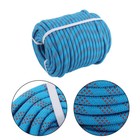 1 2   200  48 Strands Polyester Braided Arborist Rope Rigging Rope Blue   Red