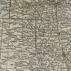 Large Antique 1905 Map Of The United States 21 5    X 13 5    