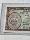 1976 Macau 5 Patacas Banknote P  54a