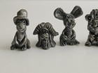 6 Michael Ricker Pewter Animal Figurines