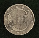 1852 Three Cent Silver Piece Trime