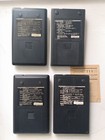 Vintage 4 Calculators Lot  Unisonic 1040 830 811 711 manual   green Led Numerals