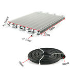 8 Rows Universal Aluminum Remote Transmission Oil Cooler Radiator Converter Kit