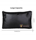 Fireproof And Waterproof Security Bag Safe Storage Zipper Pouch 10 63   x6 7    New