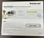 New Iogear 4-port Vga Usb Kvm Switch With Audio And Cables Gcs634u