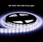 12v 16ft Smd 5050 Super Bright Cool White 300 Led Flexible Light Strip 6000k