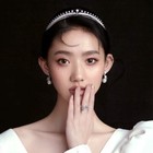 Simple All Cz Cubic Zirconia Wedding Bridal Queen Princess Tiara Crown For Women