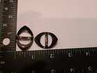 Pair Antique Art Deco Shoe Buckles Small Vintage Metal Shoe Buckles 