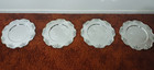 Set Of 4 1970s Godinger Silverplate Chargers Hong Kong Excellent Condition 13 In