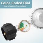 5ft Bbq Grill Low Pressure Propane Regulator Hose With Gauge For Gas Pit  Stove