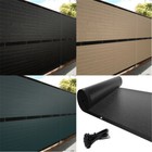 4  5  6 x50  Privacy Fence Screen Windscreen Mesh Fabric Shade Cover Tarp Garden