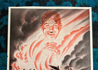 Wwii Ww2 Original War Poster Today Every Fire Helps Hitler Civil Defense Prevent