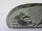 Beautiful Original Vintage Eskimo Inuit Finely Carved Serpentine Paperweight 6 