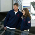 Jeffrey Epstein Quarter Zip Navy Blue Sweatshirt Retro Y2k