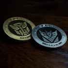 Transformers Autobot Decepticon Flip Coin Commemorative Tv Movie 1-pc