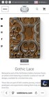 Sid Dickens Summer Event 1-of-a-kind  Memory Block Rusty Gothic Lace Signed