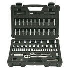 Stanley Stmt71651 85-piece 1 4  And 3 8  Drive Mechanic s Tool Set New