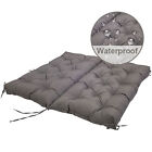 Garden Bench Replacement Cushion Pad With Backrest Swing Chair Hammock Seat Pad