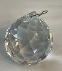 Faceted Crystal Sphere 1 25  30mm Clear Feng Shui Rainbow Sun Catcher Prism Ball