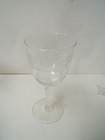 Libbey Floral Etched Wine Glass Set Of 4 Excellent Condition