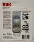 Nuk 3-pack Orthodontic Pacifiers 18-36 Months  Neutral Colors Glow-in-the-dark