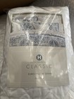 Hotel Collection Classic Palmette Quilted  1 euro Pillow Sham -white  150