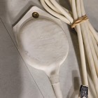 Fisher Berkeley Nurse Call Cord 10-foot Cord Da-15 Plug With Clip White