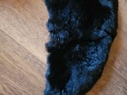 Vintage Chinchilla Fur Collar  32 5 In  Black