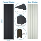 33 Pcs Roof Panels Galvanized Steel Hardware Metal Roofing Sheets Wall Panels