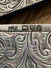 Antique Card Holder  Silver Sterling  Marked  Pocket Card Holder  England 1904