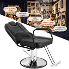 Black Reclining All Purpose Hydraulic Barber Chair Salon Beauty Spa 360   Styling