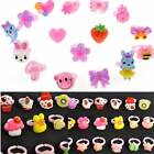 20pcs Wholesale Mixed Lots Cute Cartoon Children kids girl Resin Rings Jewelry