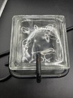 Square Glass Vase black Iron Hanging Plant Decoration Propagation Station 13 5 